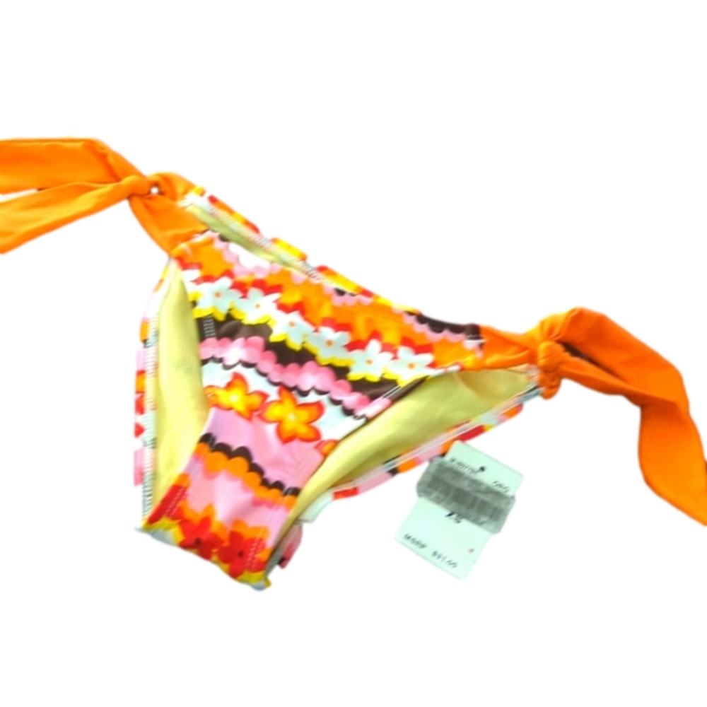 Citrus retro side tie bikini bottoms new with tags.